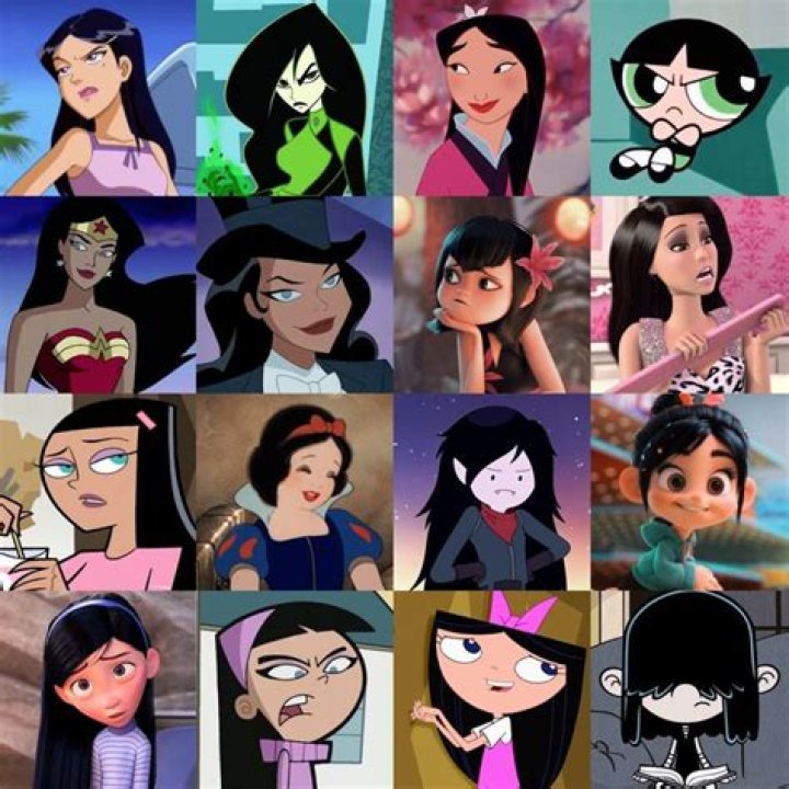 Exploring the World of Black Haired Cartoon Characters