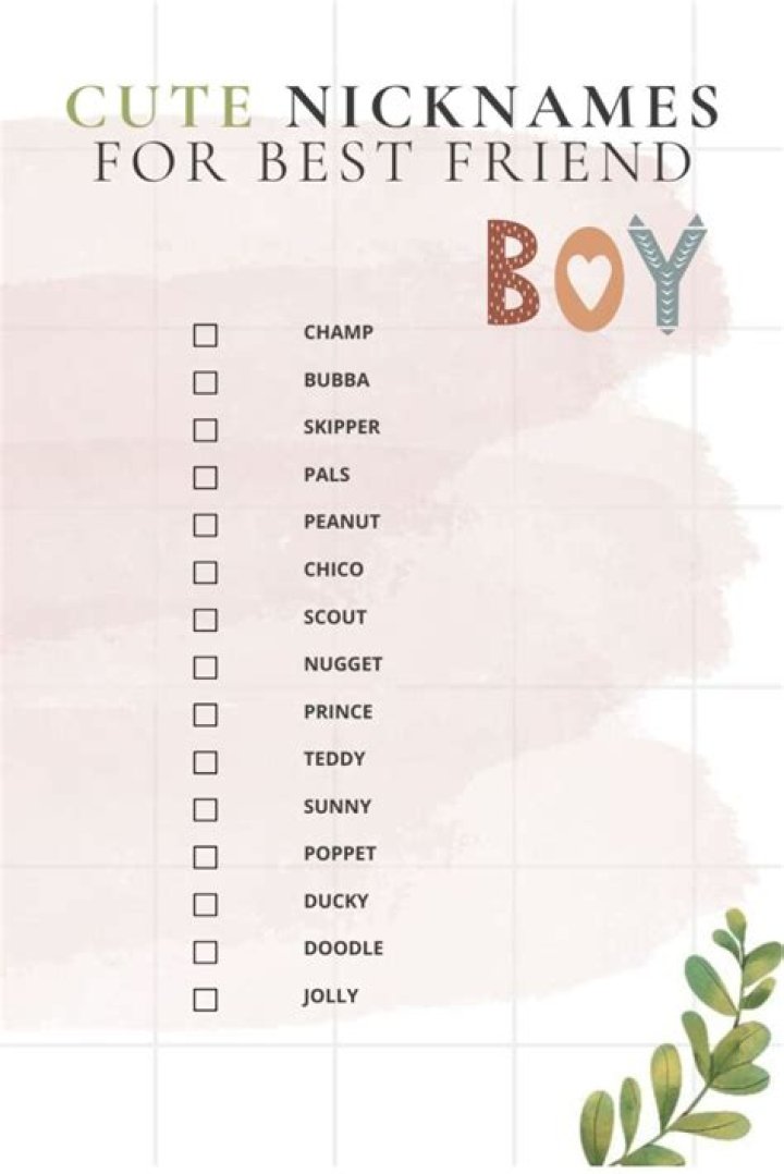 Cute Names for My Best Friend: A Comprehensive Guide