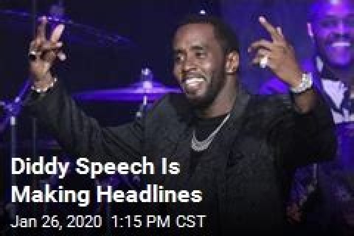 Diddy Speech: Unveiling the Power of Words in the Music Industry