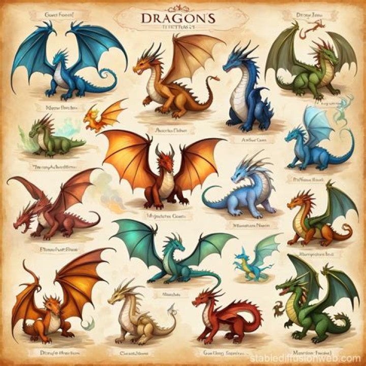 Different Dragon Types: A Comprehensive Guide to the Mythical Creatures