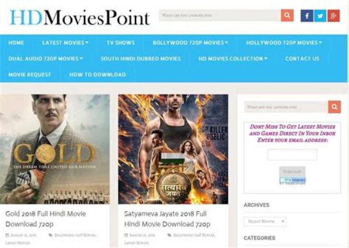 HDMoviesPoint: Your Ultimate Destination for HD Movie Downloads