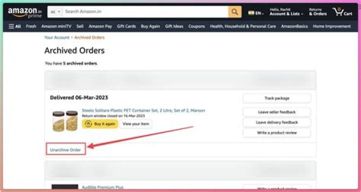 How to Find Archived Orders in Amazon: A Comprehensive Guide