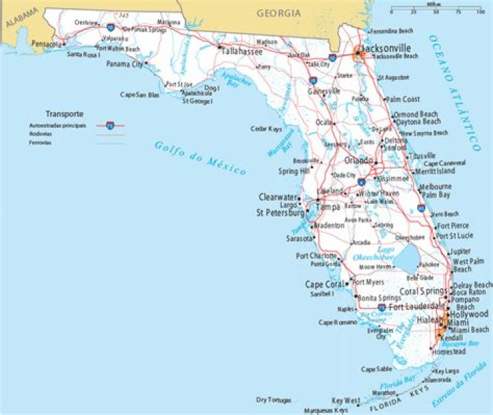 Exploring the Wonders of Mapa de Florida USA
