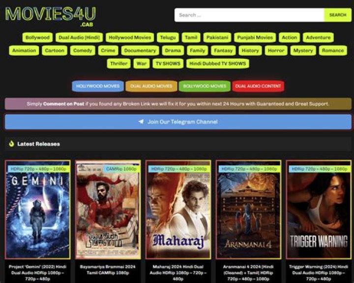 Movies4U Website: Your Ultimate Destination for Streaming Movies Online