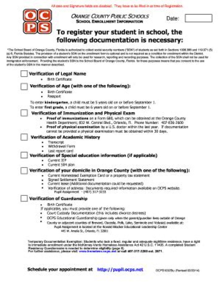 OCPS Registration Process: A Comprehensive Guide for Parents and Students