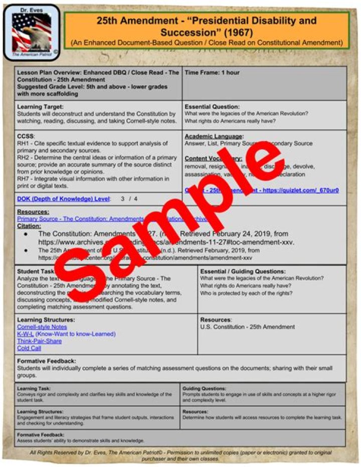 The Definitive Guide to Outlined Presidential Succession and Presidential Disability: Understanding the 25th Amendment