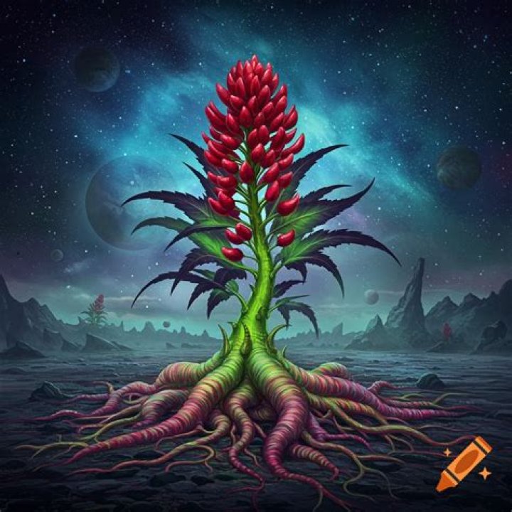 Discovering the Mysterious Red Scary Alien Plant