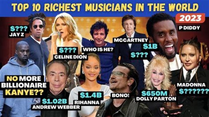 The Ultimate Guide to the Top 10 Richest Music Artists of All Time