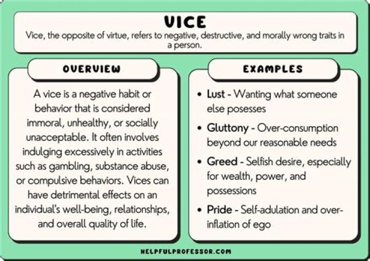 Understanding Vices: What Are Vices and How They Affect Our Lives